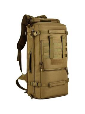 50L Tactical MOLLE Backpack Military Hiking Travel Bag Crossbody Handbag